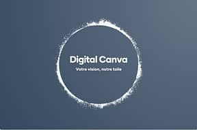 Digital canva logo création